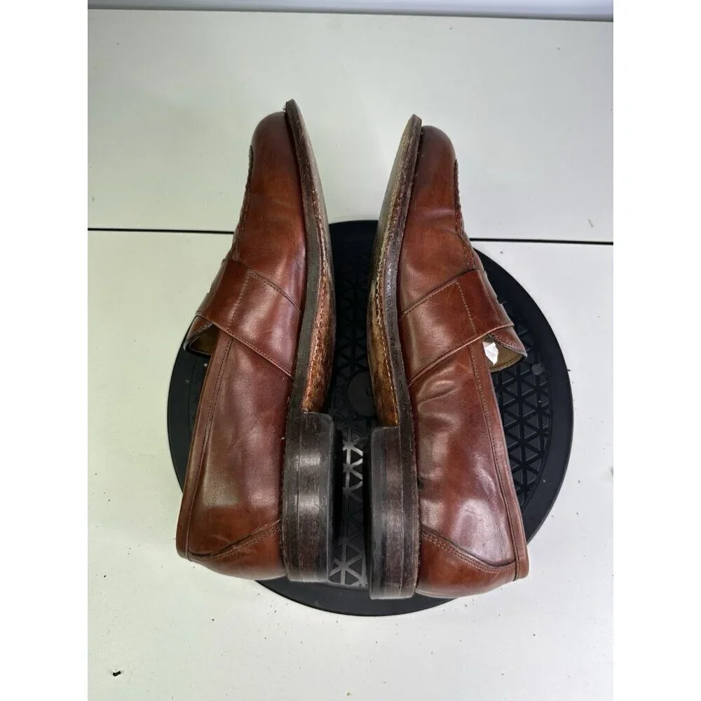 FootJoy Vintage Classics Men's Dress Shoes Brown Leather Loafers Size 11.5 D